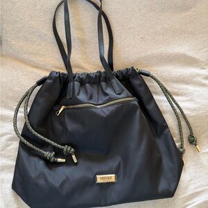 NEW Versace Black and Gold Tote Bag